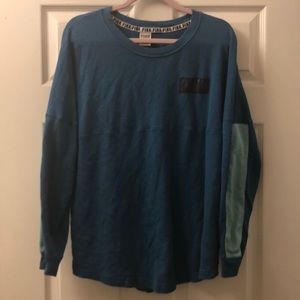 PINK Varsity Crew Long Sleeve